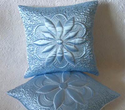 Trapunto pillows