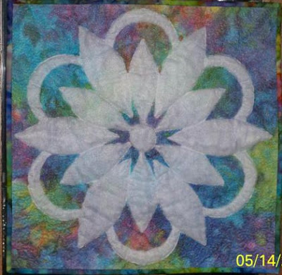 Mary’s shadow trapunto quilt