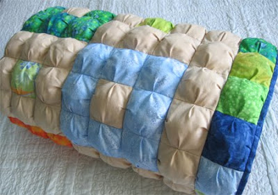 Puff Quilt- the last quilt of 2010