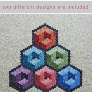 How to sew hexagon cubes quilts
