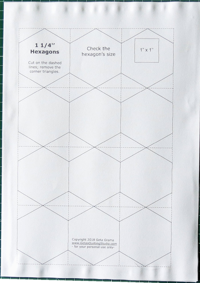 hexagon-templates-epp-2-geta-s-quilting-studio for Free Printable 1 5 Inch Hexagon Template hexagon-templates-epp-2 - Geta's Quilting Studio for Free Printable 1 5 Inch Hexagon Template