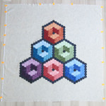 Hexagon Cubes- a finished top