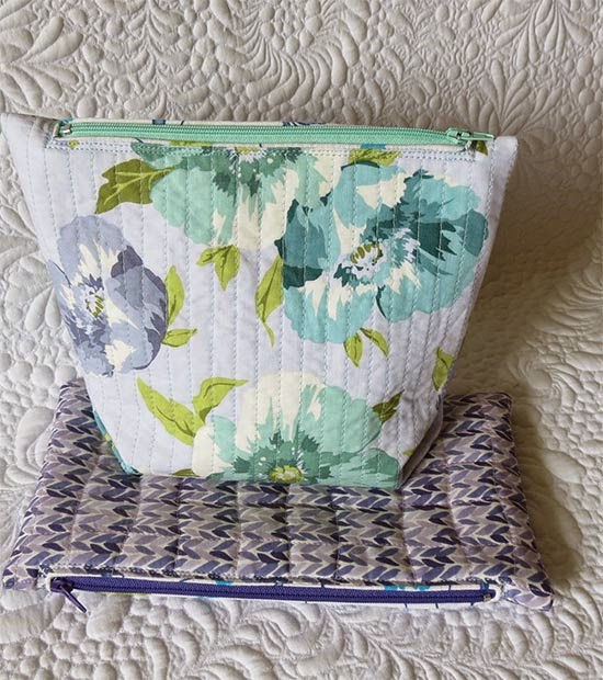 Quick gifts to sew- quilted pouches