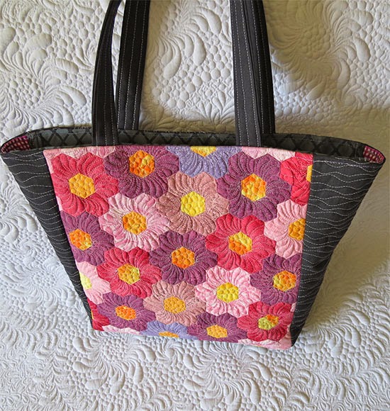 hexagontotebag1 Geta's Quilting Studio