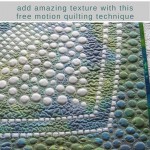 How to quilt spaced pebbles