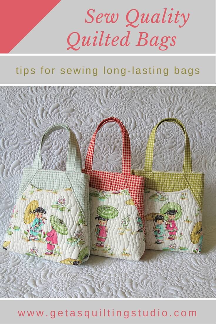 Sew A Big Bag from a Quilt: Quilted Bag Tutorial
