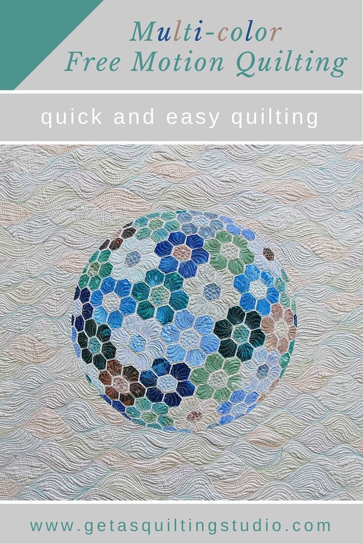 Quick and Easy Multicolor Free Motion Quilting