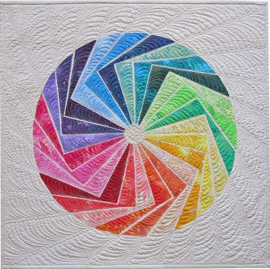 Color Me Rainbow –  raw edge applique quilt pattern
