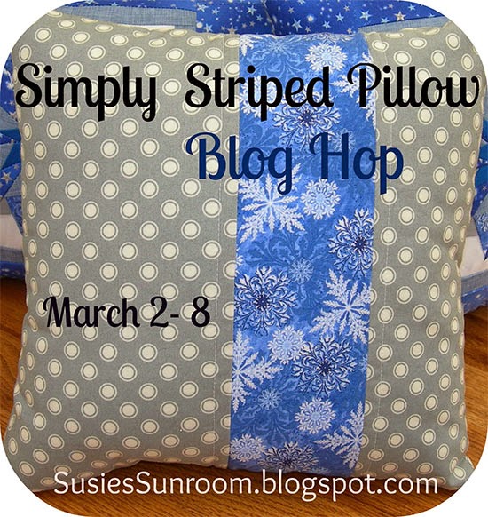 Simply Striped Pillow Blog Hop