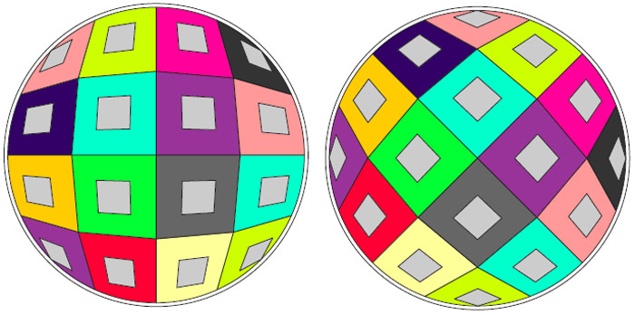 3D quilt pattern