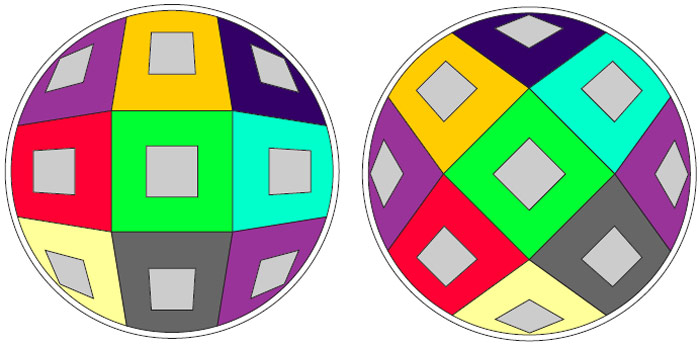3D quilt pattern