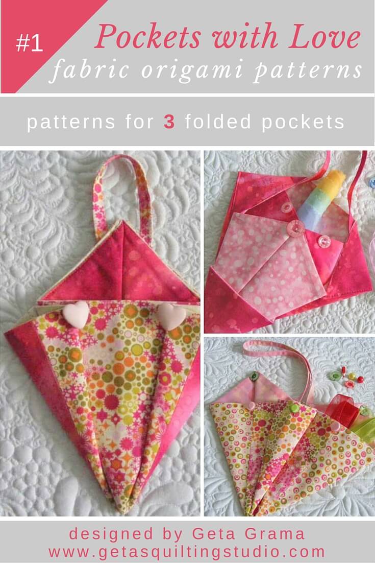 Fabric Origami Bag Patterns - Pockets with Love