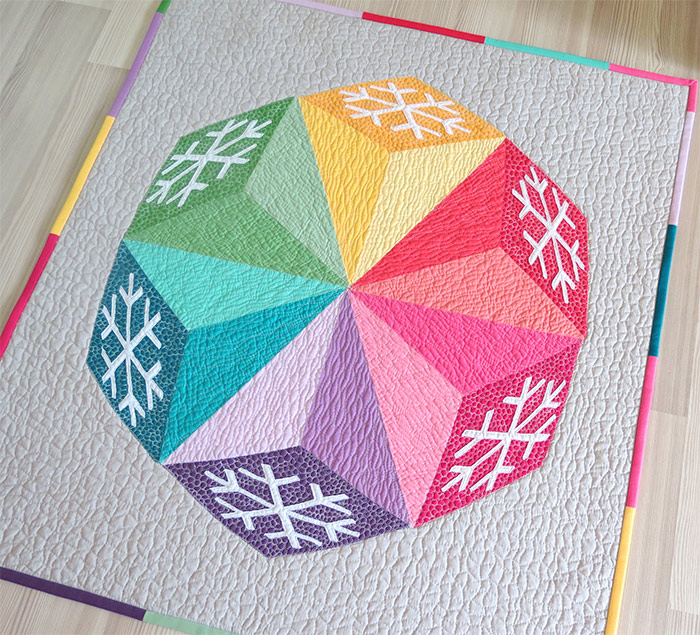 Snowflake quilt pattern