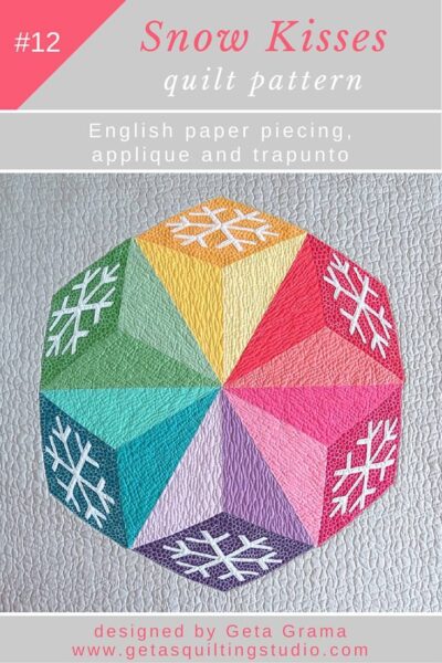 Snowflake quilt pattern