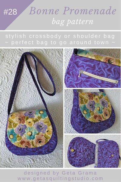 Travel Bag Pattern- Bonne Promenade