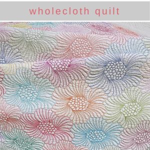wholecloth quilt pattern