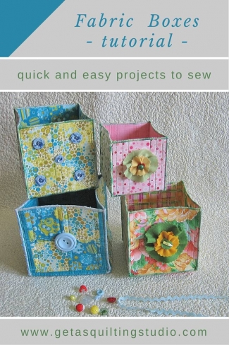 Box and Bowl Tutorials - Geta's Quilting Studio