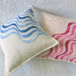 Free Pattern – Raw Edge Applique Quilted Pillows