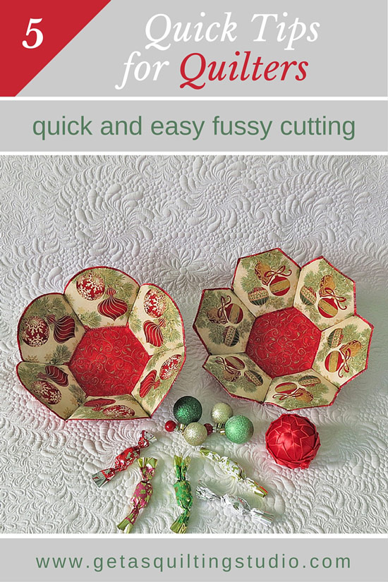 Easy fussy cutting- quick quilting tips