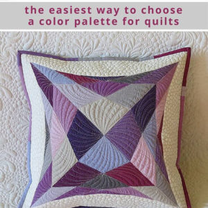how to choose colors for quilts