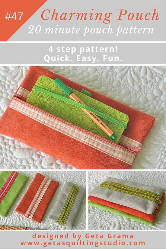 easy zipper pouch pattern