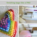 Free arm sewing- easy way to finishing bags