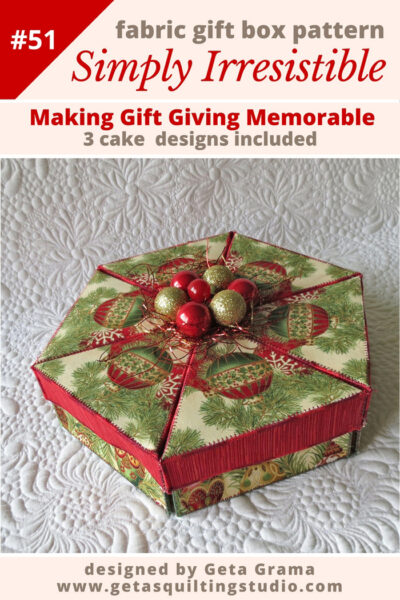 Fabric Gift Boxes Pattern- Simply Irresistible