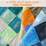 Quick and easy charm square quilt -tutorial