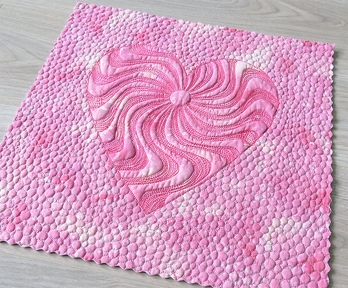 Quilting with THICK thread 12wt Geta's Quilting Studio