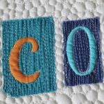 How to quilt letters