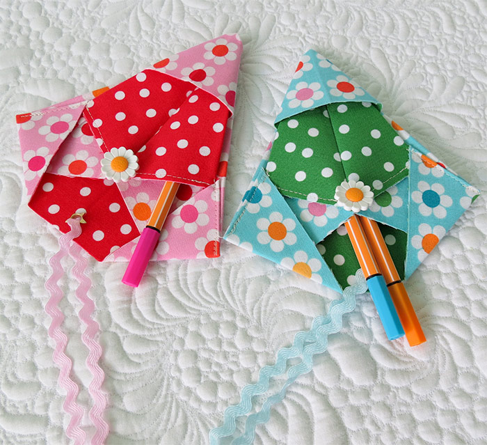 Fabric Origami Bag Patterns sew fun origami folded pockets.