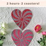Free Heart Pattern for Coasters