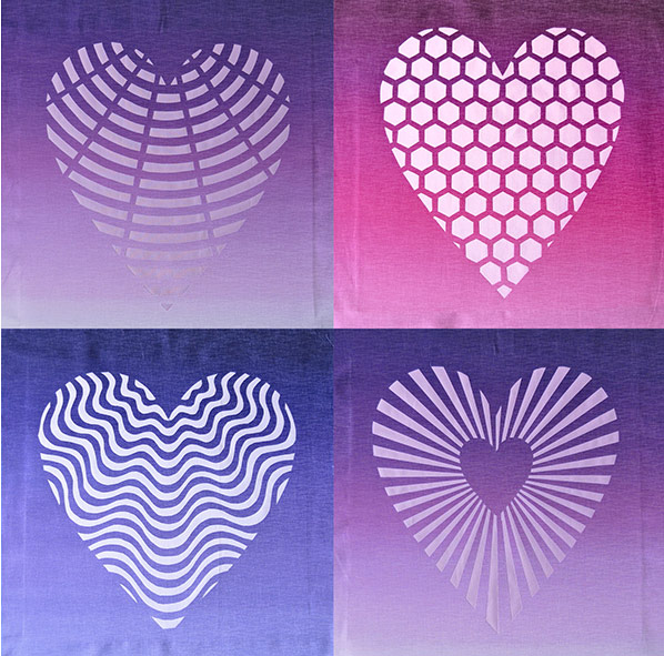 New Applique Heart Quilts and Pattern