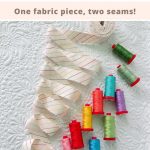 How to make continuous bias binding for quilts