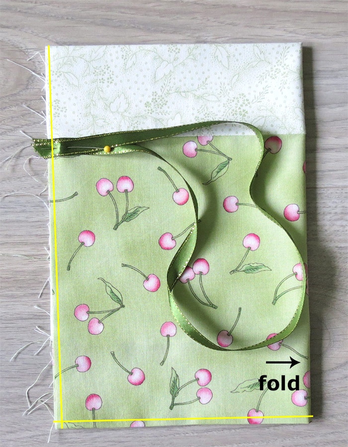 Drawstring bag tutorial - 10 minutes are required!