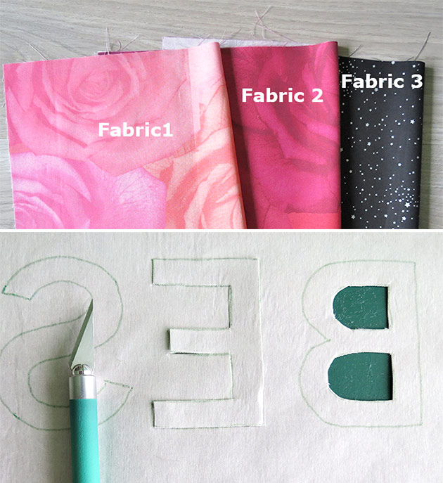 lettering tote bag pattern