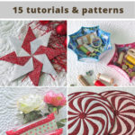 Sewing for Christmas – 15 tutorials and patterns for quilts, bags, boxes and more