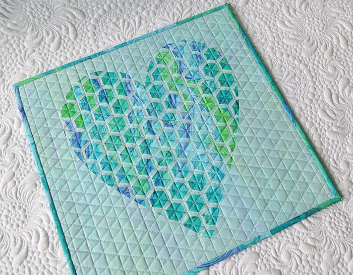 Heart quilt- reverse applique