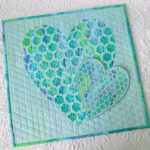 Heart quilt and heart coaster