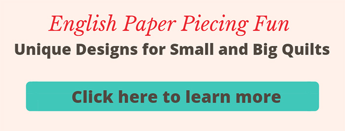 English paper piecing tips for beginners