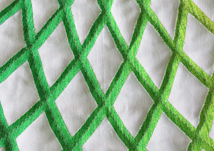 How to quilt applique quilts