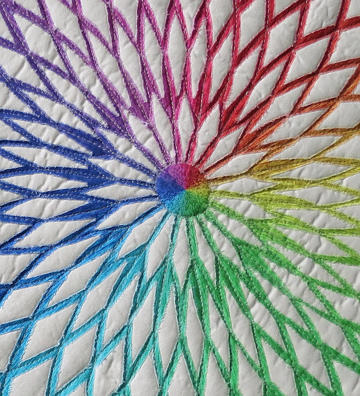 How to quilt applique quilts