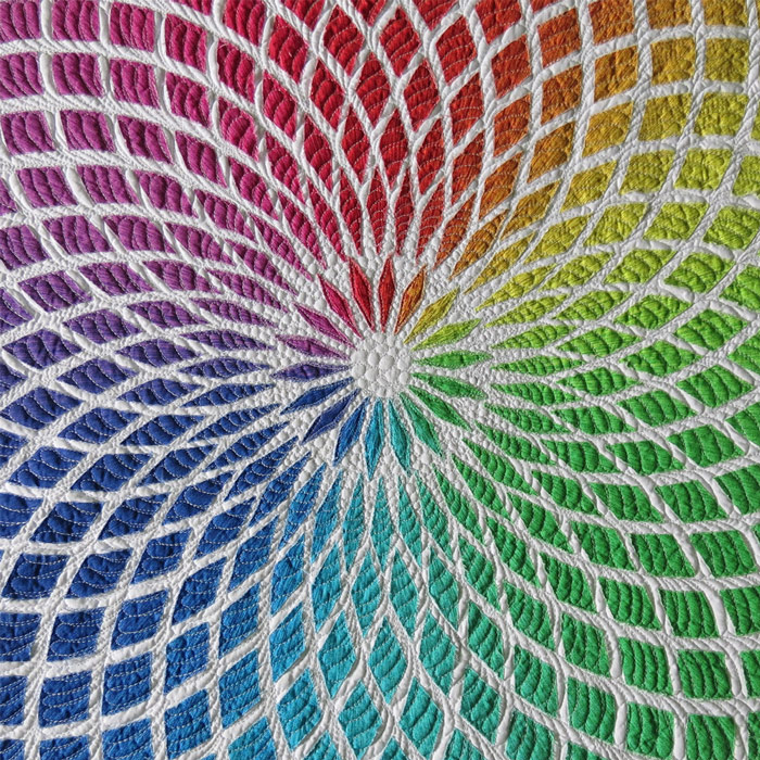 How to quilt applique quilts