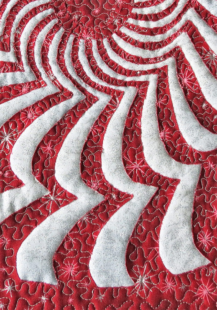 How to quilt applique quilts