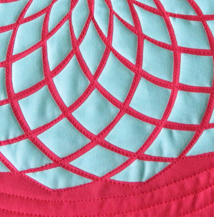 How to quilt applique quilts