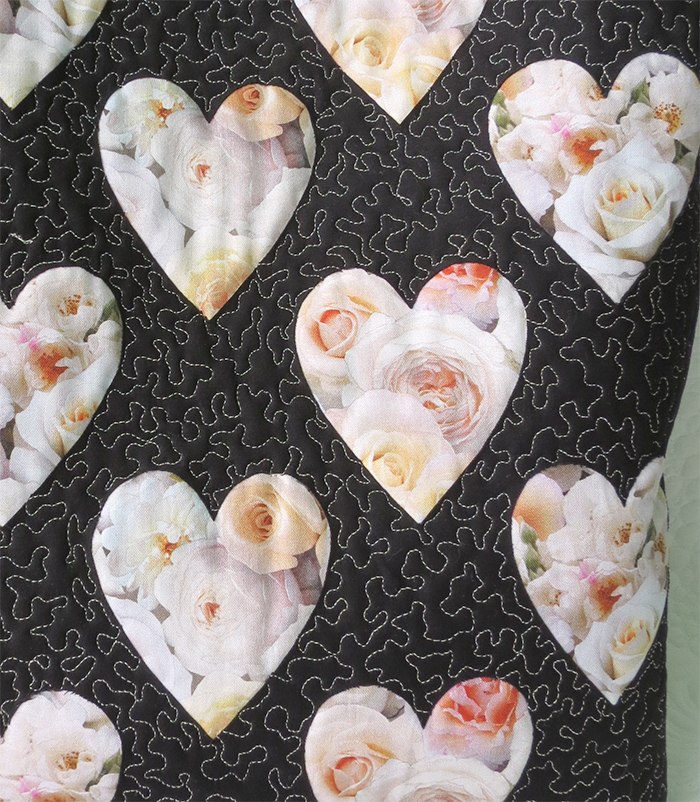 How to quilt applique quilts