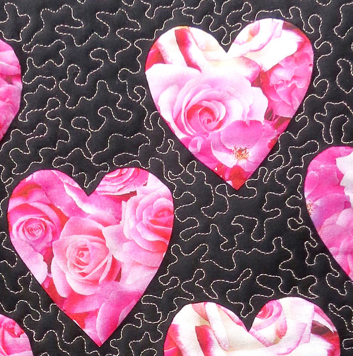 How to quilt applique quilts