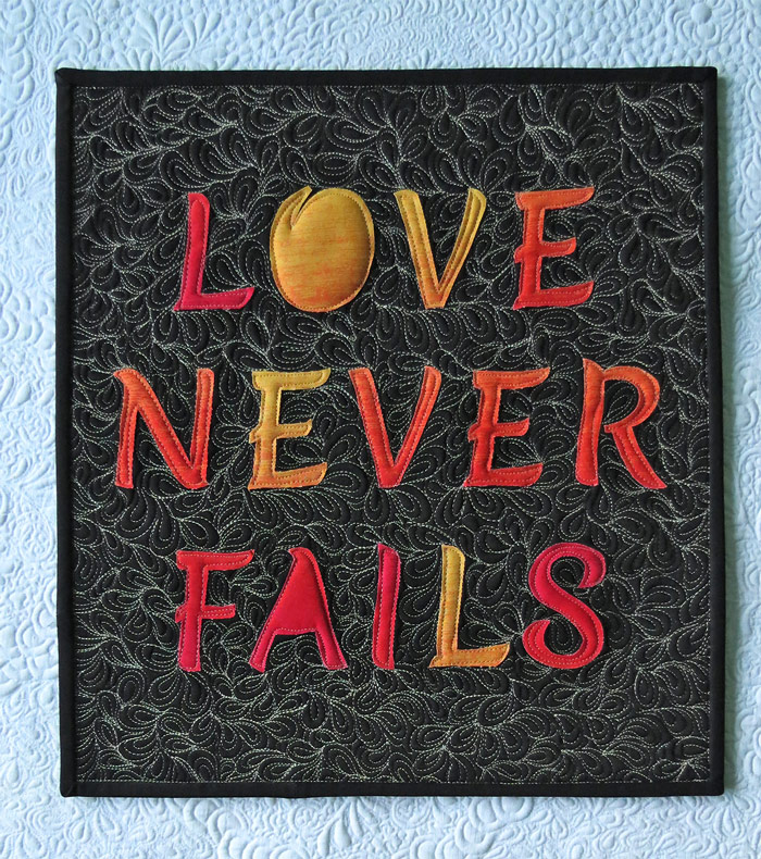 How to quilt applique quilts