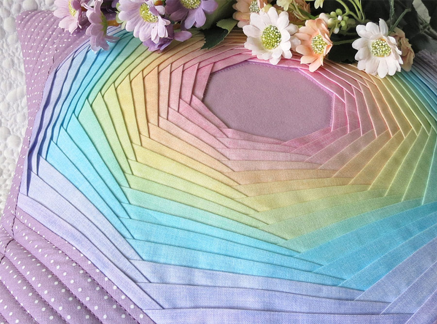 Folded strips pattern