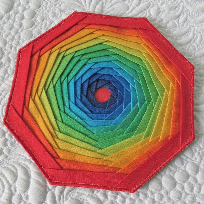 Folded strips pattern